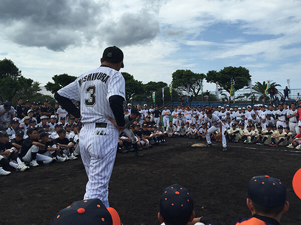 第8回五島大会【まさかりドリームスによる野球教室】